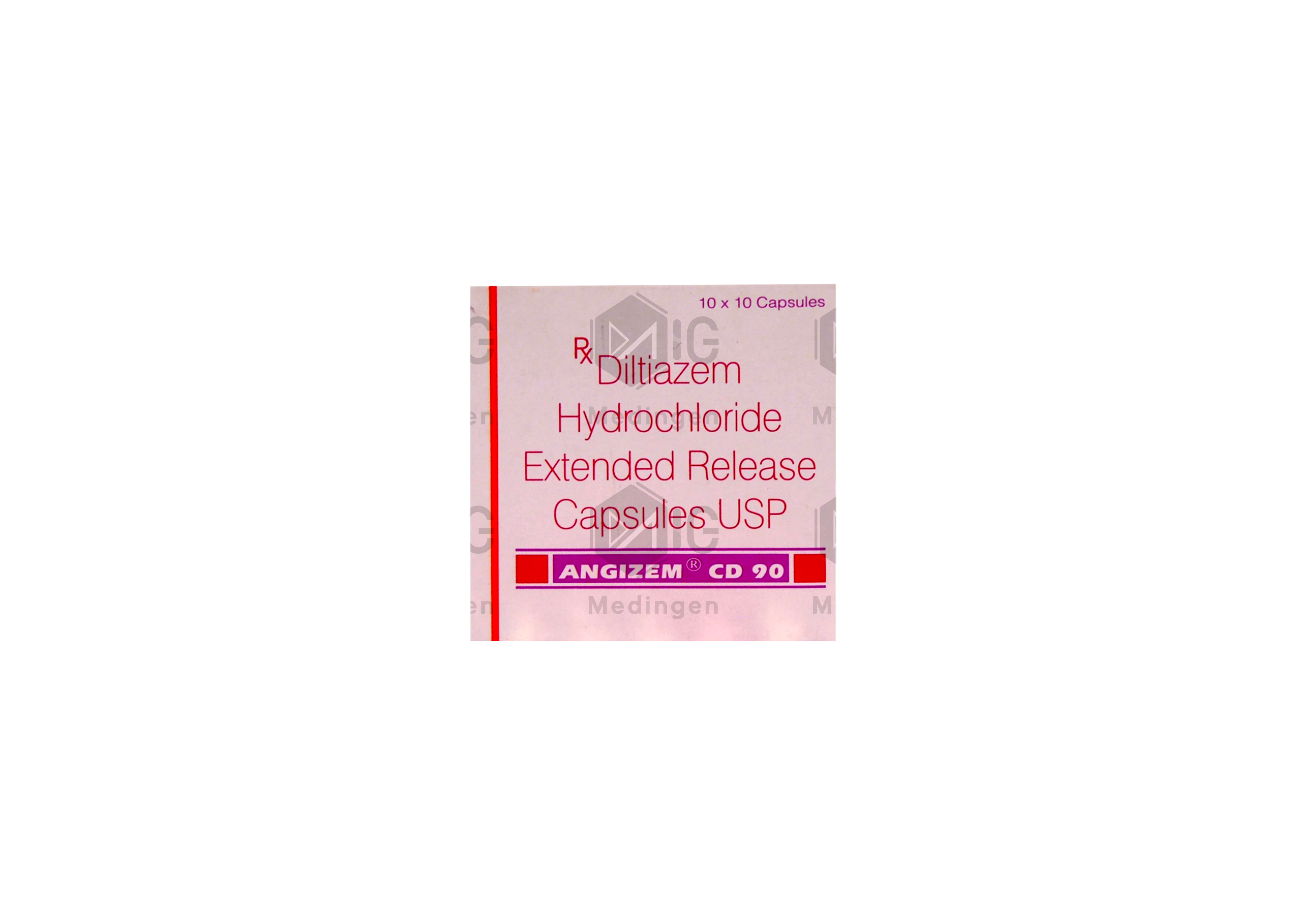 ANGIZEM CD 90 CAPSULES ER